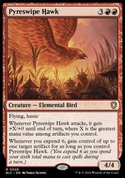 Pyreswipe Hawk - Commander: Bloomburrow (Rare) [BLC-26] - JotaCards - Tu Tienda de TCG