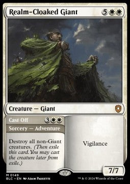 Realm-Cloaked Giant // Cast Off - Commander: Bloomburrow (Mythic) [BLC-149] - JotaCards - Tu Tienda de TCG
