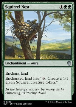 Squirrel Nest - Commander: Bloomburrow (Uncommon) [BLC-239] - JotaCards - Tu Tienda de TCG