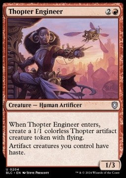 Thopter Engineer - Commander: Bloomburrow (Uncommon) [BLC-204] - JotaCards - Tu Tienda de TCG