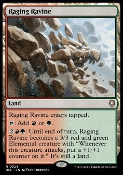 Raging Ravine - Commander: Bloomburrow (Rare) [BLC-324] - JotaCards - Tu Tienda de TCG