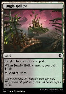 Jungle Hollow - Commander: Bloomburrow (Common) [BLC-315] - JotaCards - Tu Tienda de TCG