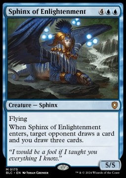 Sphinx of Enlightenment - Commander: Bloomburrow (Mythic) [BLC-175] - JotaCards - Tu Tienda de TCG