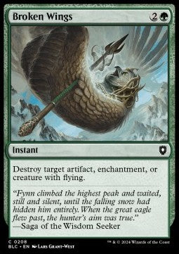 Broken Wings - Commander: Bloomburrow (Common) [BLC-208] - JotaCards - Tu Tienda de TCG