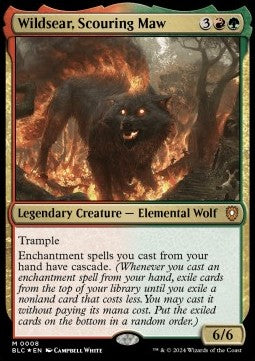 Wildsear, Scouring Maw - Commander: Bloomburrow (Mythic) [BLC-8] - JotaCards - Tu Tienda de TCG