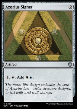 Azorius Signet - Commander: Bloomburrow (Uncommon) [BLC-265] - JotaCards - Tu Tienda de TCG