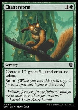 Chatterstorm - Commander: Bloomburrow (Common) [BLC-210] - JotaCards - Tu Tienda de TCG