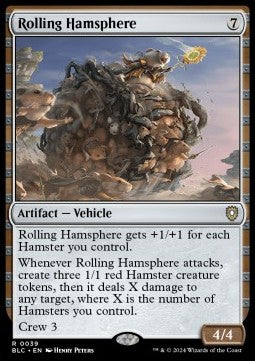 Rolling Hamsphere - Commander: Bloomburrow (Rare) [BLC-39] - JotaCards - Tu Tienda de TCG