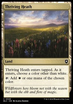 Thriving Heath - Commander: Bloomburrow (Common) [BLC-348] - JotaCards - Tu Tienda de TCG