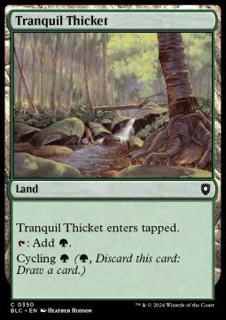 Tranquil Thicket - Commander: Bloomburrow (Common) [BLC-350] - JotaCards - Tu Tienda de TCG
