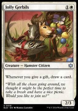 Jolly Gerbils - Bloomburrow (Uncommon) [BLB-19] - JotaCards - Tu Tienda de TCG