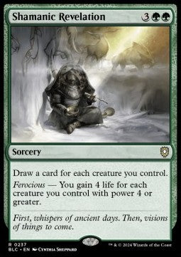 Shamanic Revelation - Commander: Bloomburrow (Rare) [BLC-237] - JotaCards - Tu Tienda de TCG