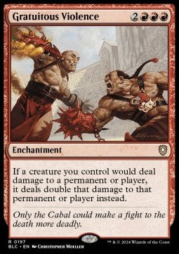 Gratuitous Violence - Commander: Bloomburrow (Rare) [BLC-197] - JotaCards - Tu Tienda de TCG