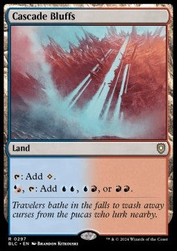 Cascade Bluffs - Commander: Bloomburrow (Rare) [BLC-297] - JotaCards - Tu Tienda de TCG