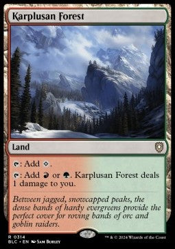 Karplusan Forest - Commander: Bloomburrow (Rare) [BLC-314] - JotaCards - Tu Tienda de TCG