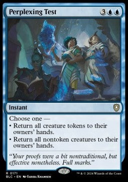 Perplexing Test - Commander: Bloomburrow (Rare) [BLC-171] - JotaCards - Tu Tienda de TCG
