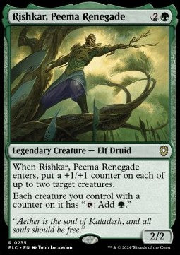 Rishkar, Peema Renegade - Commander: Bloomburrow (Rare) [BLC-235] - JotaCards - Tu Tienda de TCG