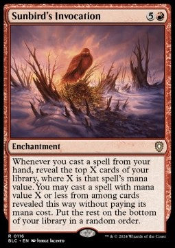 Sunbird's Invocation - Commander: Bloomburrow (Rare) [BLC-116] - JotaCards - Tu Tienda de TCG