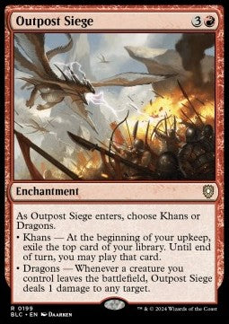 Outpost Siege - Commander: Bloomburrow (Rare) [BLC-199] - JotaCards - Tu Tienda de TCG