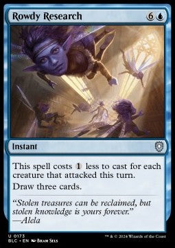 Rowdy Research - Commander: Bloomburrow (Uncommon) [BLC-173] - JotaCards - Tu Tienda de TCG