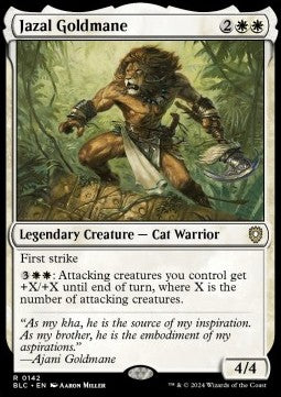 Jazal Goldmane - Commander: Bloomburrow (Rare) [BLC-142] - JotaCards - Tu Tienda de TCG