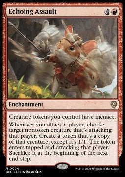 Echoing Assault - Commander: Bloomburrow (Rare) [BLC-24] - JotaCards - Tu Tienda de TCG