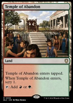 Temple of Abandon - Commander: Bloomburrow (Rare) [BLC-338] - JotaCards - Tu Tienda de TCG
