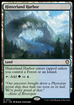 Hinterland Harbor - Commander: Bloomburrow (Rare) [BLC-312] - JotaCards - Tu Tienda de TCG