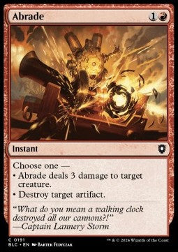 Abrade - Commander: Bloomburrow (Common) [BLC-191] - JotaCards - Tu Tienda de TCG