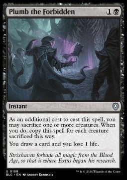 Plumb the Forbidden - Commander: Bloomburrow (Uncommon) [BLC-188] - JotaCards - Tu Tienda de TCG