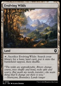 Evolving Wilds - Commander: Bloomburrow (Common) [BLC-302] - JotaCards - Tu Tienda de TCG