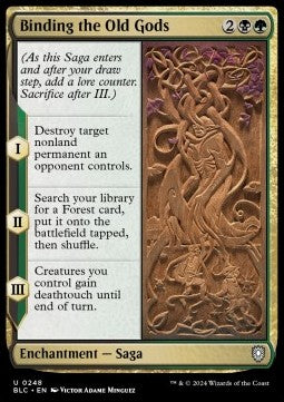 Binding the Old Gods - Commander: Bloomburrow (Uncommon) [BLC-248] - JotaCards - Tu Tienda de TCG