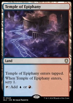 Temple of Epiphany - Commander: Bloomburrow (Rare) [BLC-340] - JotaCards - Tu Tienda de TCG
