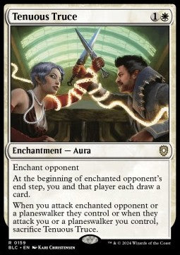 Tenuous Truce - Commander: Bloomburrow (Rare) [BLC-159] - JotaCards - Tu Tienda de TCG