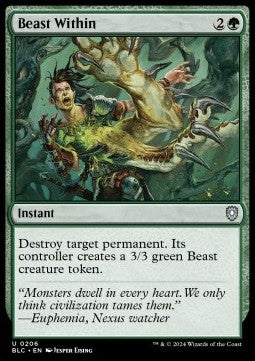 Beast Within - Commander: Bloomburrow (Uncommon) [BLC-206] - JotaCards - Tu Tienda de TCG