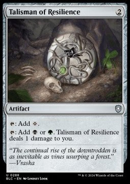 Talisman of Resilience - Commander: Bloomburrow (Uncommon) [BLC-288] - JotaCards - Tu Tienda de TCG