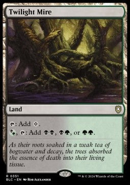 Twilight Mire - Commander: Bloomburrow (Rare) [BLC-351] - JotaCards - Tu Tienda de TCG