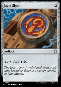Izzet Signet - Commander: Bloomburrow (Uncommon) [BLC-278] - JotaCards - Tu Tienda de TCG