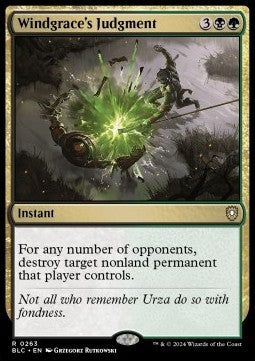 Windgrace's Judgment - Commander: Bloomburrow (Rare) [BLC-263] - JotaCards - Tu Tienda de TCG