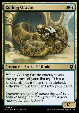 Coiling Oracle - Commander: Bloomburrow (Common) [BLC-250] - JotaCards - Tu Tienda de TCG