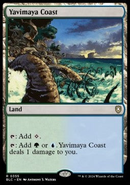 Yavimaya Coast - Commander: Bloomburrow (Rare) [BLC-355] - JotaCards - Tu Tienda de TCG