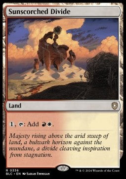 Sunscorched Divide - Commander: Bloomburrow (Rare) [BLC-336] - JotaCards - Tu Tienda de TCG