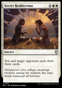 Secret Rendezvous - Commander: Bloomburrow (Uncommon) [BLC-152] - JotaCards - Tu Tienda de TCG