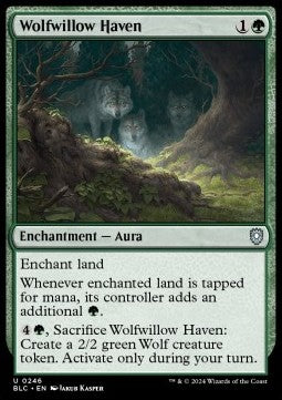 Wolfwillow Haven - Commander: Bloomburrow (Uncommon) [BLC-246] - JotaCards - Tu Tienda de TCG