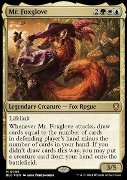 Mr. Foxglove - Commander: Bloomburrow (Mythic) [BLC-6] - JotaCards - Tu Tienda de TCG