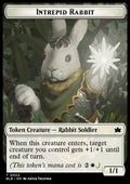 Intrepid Rabbit Token (White 1/1) - Bloomburrow: Tokens (Token) [TBLB-T02]