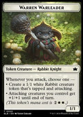 Warren Warleader Token (White 1/1) - Bloomburrow: Tokens (Token) [TBLB-T05]