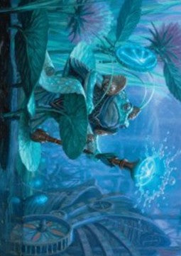Art Series: Dour Port-Mage (V.1) - Bloomburrow: Extras (Tip Card) [XBLB-A05]