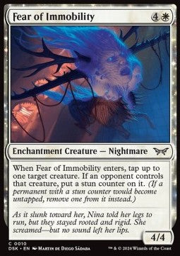 Fear of Immobility - Duskmourn: House of Horror (Common) [DSK-10] - JotaCards - Tu Tienda de TCG