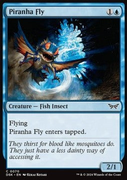 Piranha Fly - Duskmourn: House of Horror (Common) [DSK-70] - JotaCards - Tu Tienda de TCG